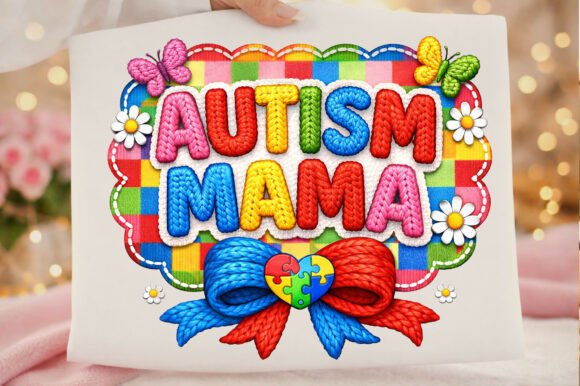 Autism Mama Coquette Bow Faux Yarn Png Review