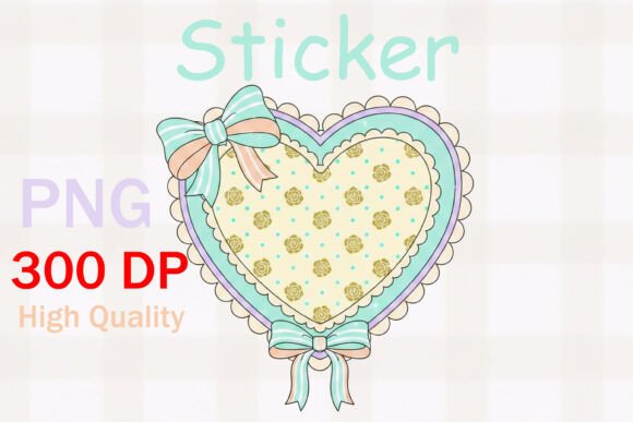 Bright Colorful Heart PNG Printable Art Review