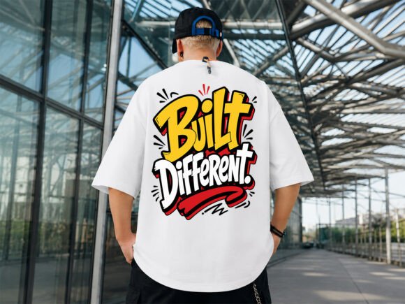 Built Different Typography T-Shirt Review