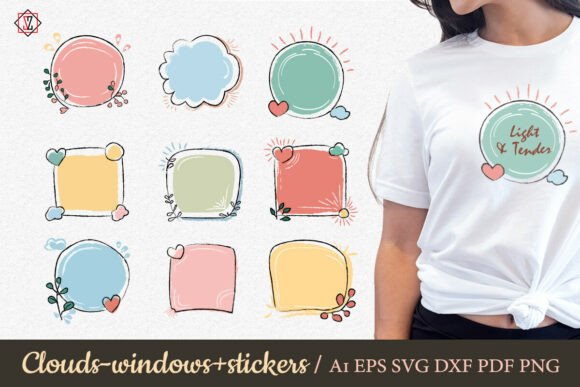Clouds Are Windows Stickers_2 Embroidery Review