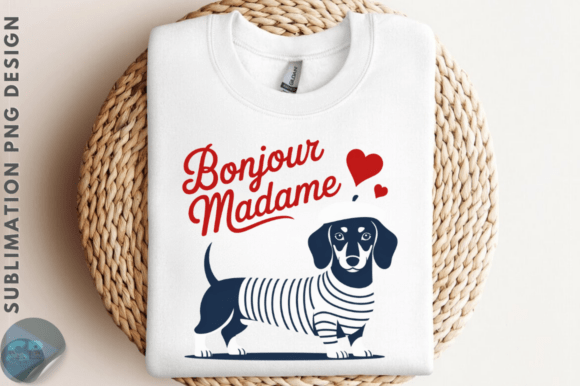 Dachshund French Bonjour Madame PNG Desi Review