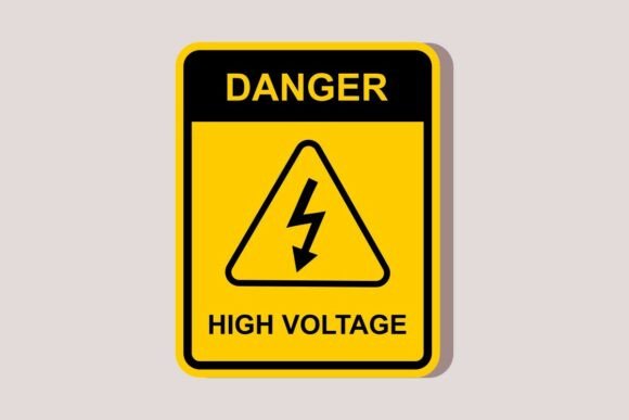 Danger High Voltage Warning Hazard Sign Embroidery Review