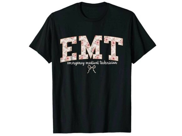 Floral EMT Pride Paramedic T-Shirt Review