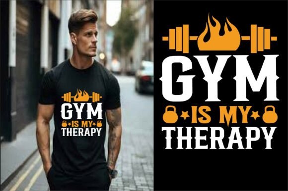 Gym is My Therapy T Shirt Design Review