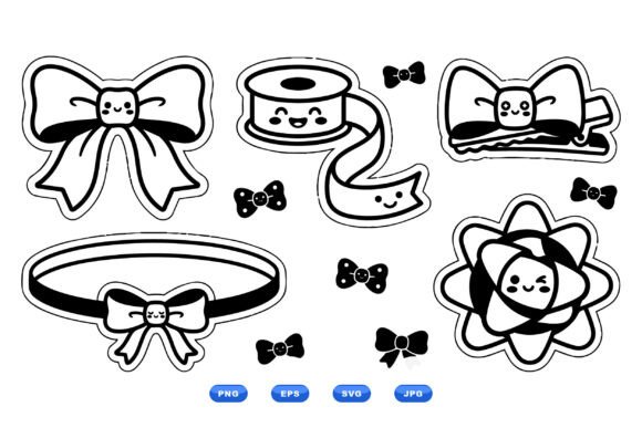Kawaii Bow Sticker Clipart: A Designer’s Embroidery Review