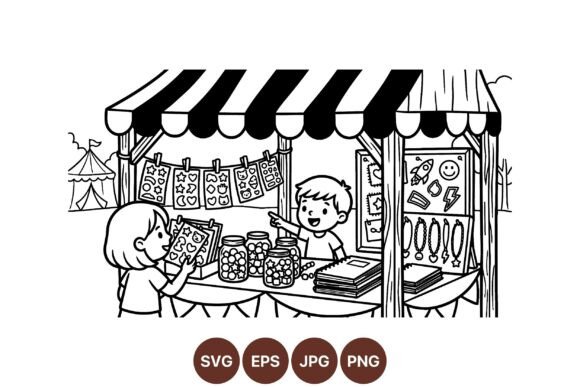 Kids Sticker Market Illustration Embroidery Review
