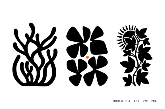 Modern Abstract Organic Shape SVG Bundle Review
