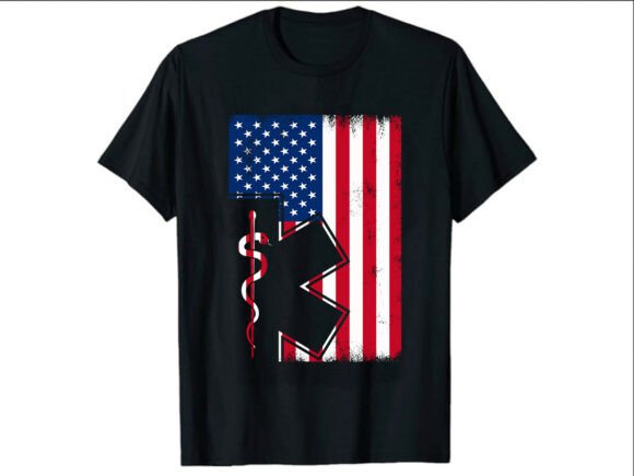 Patriotic EMT Flag Paramedic T-Shirt Review