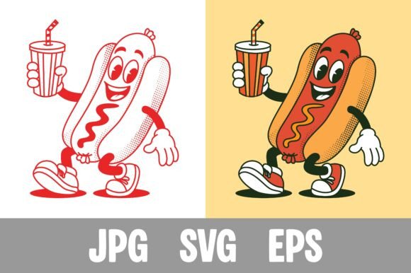 Retro Hot Dog Mascot Embroidery Review
