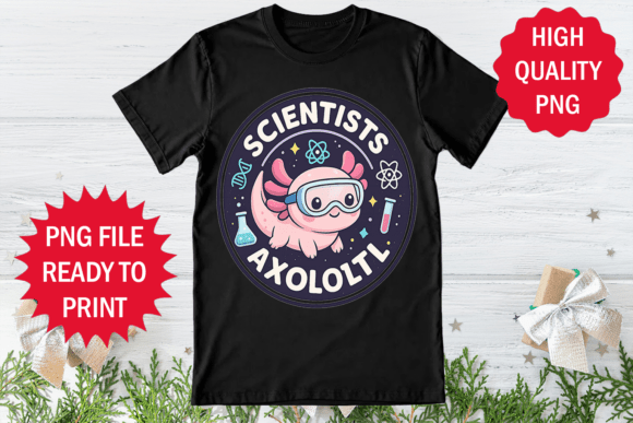 Scientist Lover Axolotl Sublimation Art Review
